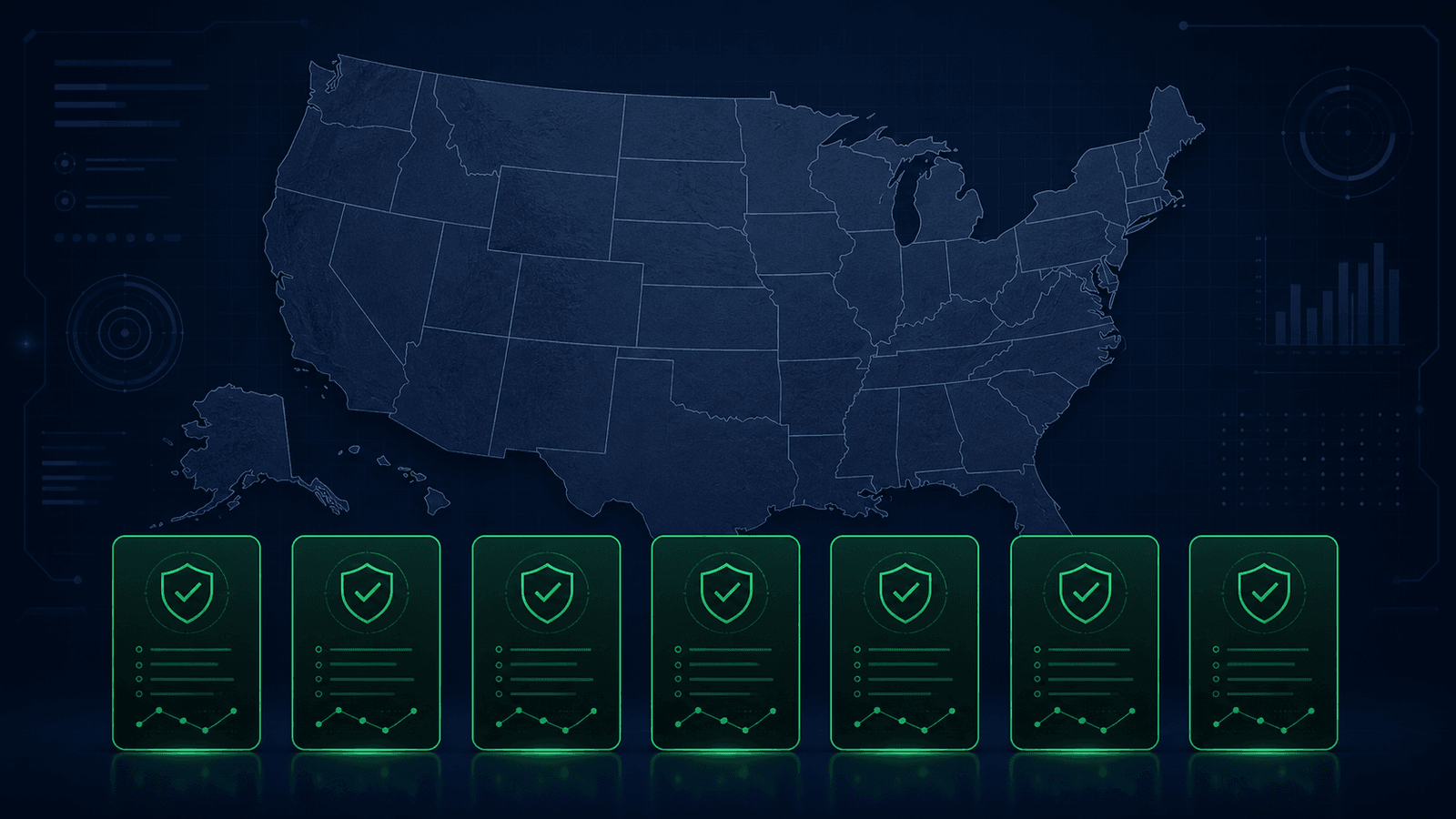 US online casino legal states in 2026: regulator evidence by product. 7 casino states: Casino, poker and sportsbook permissions verified separately.